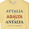 Attalia Adalya Antalya Tee in Butter, close-up