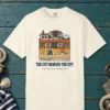 The City Beneath the City Tee in Ivory, front view