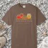 The Wisdom of Enough Night Tee in Espresso, front view